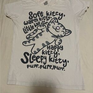 Ripple Junction White Soft Kitty Short Sleeve Tee